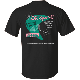 Emergency Room Diner Nursing Humor Shirt, Medical Joke Tee For Emergency Room Physicians & Nurses, Funny ED RN T Shirt, Turkey Sandwich Tee