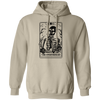 The Overthinker Hoodie, Tarot Card Hoodie, Skeleton Hoodie, Skull Tarot Hoodie ,Thinking Skull, Overthink Skull, Tarot Skull Thinking Hoodie
