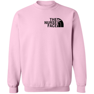The Nurse Face, Retro Nurse Sweatshirt - Registered Nurse - Gift For Nurse - Nursing School Grad - Nurse Life - Unisex Crewneck Sweatshirt