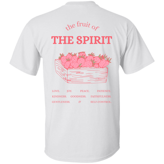 The Fruit Of The Spirit Tee Christian Shirt Bible Verse Shirt Christian Apparel Strawberry Top Jesus Shirt Preppy Stuff Verse Shirts