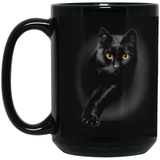 Black cat Mug 15oz