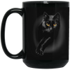 Black cat Mug 15oz