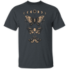 Celestial Moon Graphic Shirt Moth T-Shirts Moon Phase Butterfly Astronomy Boho Oversized Vintage Hippie Shirt