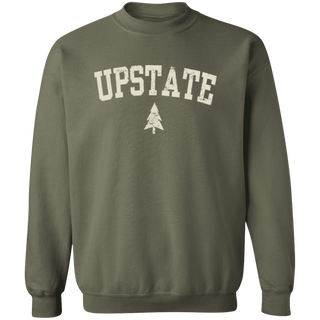 Upstate Crewneck Sweatshirt, Womens New York Pullover Souvenir Gifts