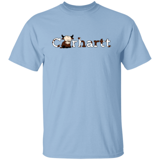 Highland Cow C*rhartt TShirt, Highland Cow C*rhartt Inspired Tshirt