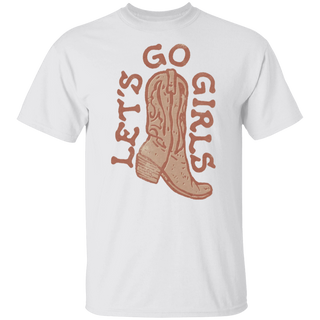 Lets Go Girls Western Cowgirl Tee | Trendy Hippie Graphic Tee | Boho Graphic Tee