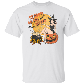 Season Of The Witch Shirt Funny Vintage Halloween Tshirt Cute Retro Horror Social Club Tee Fall Party Trendy Spooky Clothing