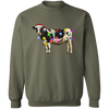 Christmas Sweatshirt,Cute Cow Christmas Sweatshirt,2023 Merry Christmas,Merry Christmoos,2023 Happy New Year,Christmas Gift,Christmas Light