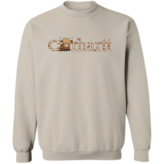Highland cow carhart Sweatshirt