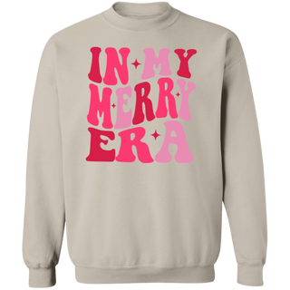 Retro Christmas Sweatshirt, Funny Christmas Shirt, In My Merry Era, Vintage Christmas Sweater, Christmas Sweatshirts for Women, Gift for Her