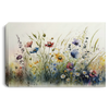 Flowers Canvas Wall Art Print, Wildflower Wall Art, Flower Painting, Flower Home Wall Decor, Floral Wall Art