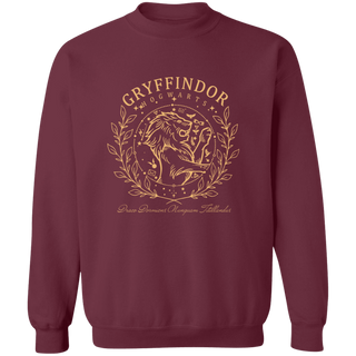 Gryffindor ( Maroon) G180 Crewneck Pullover Sweatshirt