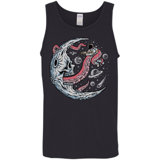 Moon Kraken Tank Top | Space Kraken Muscle Tank For Men And Women | Cool Gifts For Summer