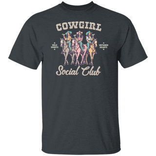 Cowgirl Social Club Shirt, Western Summer Shirt Western Girls Trip Tshirt Bach Party Funny Cowgirl Shirt Country Bachelorette