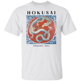 Hokusai Art Shirt Japanese Dragon Artwork Tshirt, Famous Painting Shirt, Gift For Artist Or Art Teacher, Art T-Shirt, Aesthetic Dragon Tee