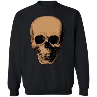 Orange Goth Skull Unisex Sweatshirt