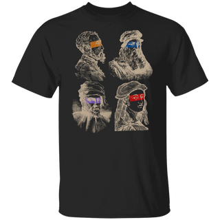 Renaissance Shirt Art Shirt T Shirt Leonardo Michelangelo Donatello Raphael Shirt Dark Academia Shirt Light Academia Clothing