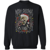 Merry Creepmas Metal Sweatshirt Goth Christmas Skeleton Sweatshirt Spooky Christmas Sweatshirt Creepy Christmas Satanic Christmas