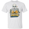 Read Books Be Kind Stay Weird Shirt, Skeleton Reading Shirt, Bookish Shirt, Book Lover Oversized Shirt, Bookworm Shirt