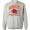 Vintage Retro Style Kansas City Chiefs Football Crewneck Sweatshirt