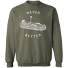 Never Better Skeleton Comfort Colors Shirt, Funny Dead Inside Sarcastic Shirt, Funny Gifts, Funny Sayings Shirt, Funny Mom Shirt