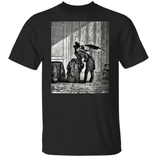 Vampire's Kiss Vintage Gothic T-Shirt, Vampire Shirt, Goth Clothes, Vintage Art Shirt, Alternative Clothing, Aesthetic Shirt, Edgy Shirt