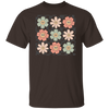 Checkered Flower Shirt, Retro Flowers Tshirt, Summer Shirt, Boho Flower Shirt, Boho Hippie, Trendy Summer Graphic Tee, Comfort Colors® Shirt