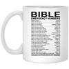 Emergency Bible Numbers Coffee Mug, Bible Mug, Bible Gift, Religious Gift, Scriptures, Church Gift, Secret Sister Gift