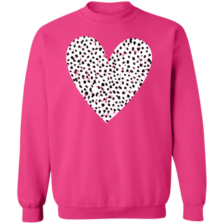 Valentine Heart Distressed - Heart, Sweatshirt, Valentines Day, Holidays, Gifts, Heart Sweatshirt, Valentines Sweatshirt