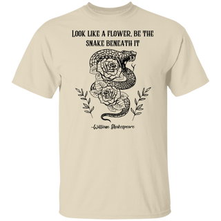 Shakespear Shirt Poet Shirt Bookish Shirt Snake Flowers Roses Literature Wanderlust Literary Shirt Dark Academia Gothic