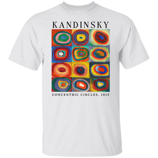 Kandinsky Art Shirt Colorful Circles, Artwork Tshirt, Famous Painting Shirt, Gift For Artist Or Art Teacher, Art T-Shirt, Aesthetic Art Tee