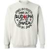 Dance Like Frosty Shine Like Rudolph Give Like Santa Love Like Jesus Shirt,Christmas Gift Sweatshirt,Holiday Sweatshirt,Cute Christmas Shirt