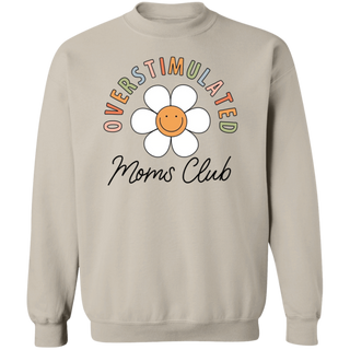 Overstimulated Moms Club Sweatshirt, Cool Moms Club Hoodie, Birthday Mama Sweatshirt Mother's Day Sweatshirt, Mother's Day Hoodie