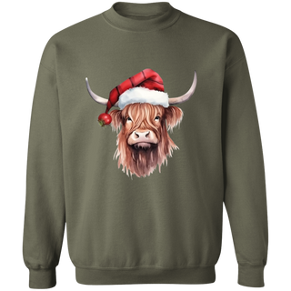 Highland Cow Christmas Sweatshirt