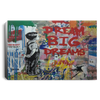 Banksy Artwork, Wall Art, Office Decor, Dream Big Graffiti, Living Room Wall Art, Graffiti Boy Poster, Wall Art Personalized Gift