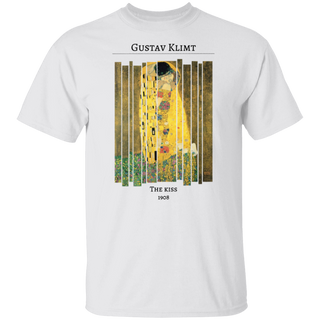 Gustav Klimt The Kiss Shirt. Artsy Shirt. Oversized Alt Style. Dark Academia. Artsy Aesthetic. Famous Painting Shirt.