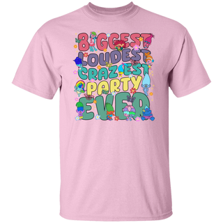 Biggest Loudest Craziest Party Ever Trolls Shirt, Troll Birthday Outfit, Family Matching Birthday Shirt, Trolls Family Shirts, Trolls Shirt