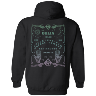Pastel Ouija Board Hoodie, Witchy Vibes Pastel Goth Hoodie, Back Print Spooky Occult Aesthetic Hoodie, Dark Alternative Clothing, Up to 5XL