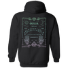 Pastel Ouija Board Hoodie, Witchy Vibes Pastel Goth Hoodie, Back Print Spooky Occult Aesthetic Hoodie, Dark Alternative Clothing, Up to 5XL