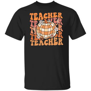 Teacher Shirt, Retro Fall Teacher Shirt, Fall Vibes Teacher Shirt, Pumpkin Teacher Shirt, Back To School Autumn, Teacher Appreciation Gift