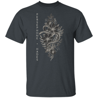 Persephone And Hades Greek Mythology Tee, Oversized TShirt, Dark Academia Shirt, Book Lover Gift