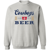 COWBOYS & BEER SWEATSHIRT, Western Crewneck, Country Sweatshirt, Rodeo Sweatshirt, Beer Sweatshirt, Cowboy Crewneck, Cowgirl Aesthetic