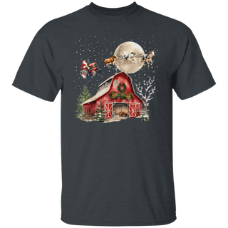 Cow Christmas Shirt, Country Christmas tshirt, Santa Cow Christmas Shirt, Funny Holiday Shirt, Cow Lover Gift, Farm Christmas