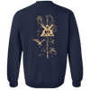 Julissa Custom Name Wizard House 2 Sides Sweatshirts, Hogwarts House Sweatshirt, HP Wizard School, Potter Sweater Gift