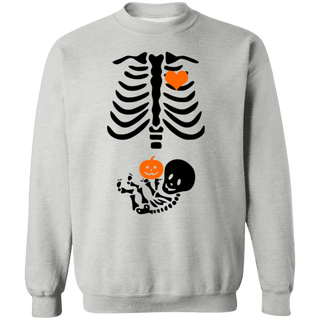 Skeleton Halloween Maternity Sweatshirt, Funny Pregnancy Announcement Shirt 2023, Pregnant Women Costume, Fall New Mom Sweater, Mommy to Be
