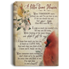 Cardinal A Letter From Heaven Wall Art Canvas HG CANPO75 Portrait Canvas .75in Frame
