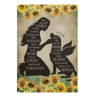 Dog Memorial Gifts for Loss of Dog Sympathy Gift Pet Loss Bereavement Gif CANPO75 Portrait Canvas .75in Frame