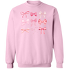 Pink Coquette Girly Ribbon Shirt,Pink Bow Sweatshirt,Coquette Aesthetic Shirt,Ribbon Coquette Style Cottage Core,Chic Daughter Gift for Her