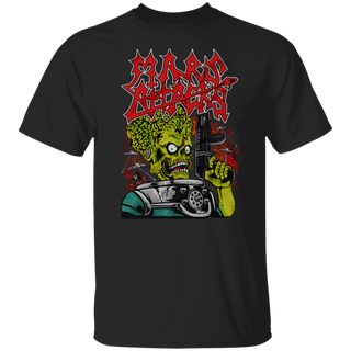 Attack Alien T-Shirt Unisex Horror Movie Shirt Heavy Metal Funny Shirts. Scary Halloween Shirt Music Spooky Cute Space