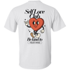 Self Love Club Shirt Trendy Mental Health Shirt Be Kind To Your Mind Retro Self Care Tee Love Yourself Oversized T Shirt